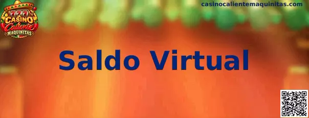 Representación visual de un Saldo Virtual para una sesión de demostración de una maquinita