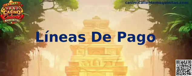 Representación de las líneas de pago y combinaciones de símbolos en los carretes de una maquinita