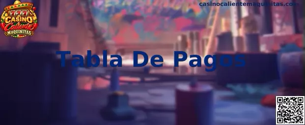 Referencia visual de una tabla de pagos de maquinitas con símbolos, combinaciones y valores de premios